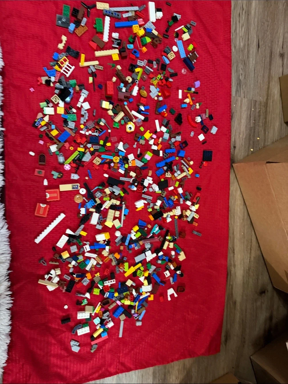 Lego mixed lot vintage pieces w minifigures